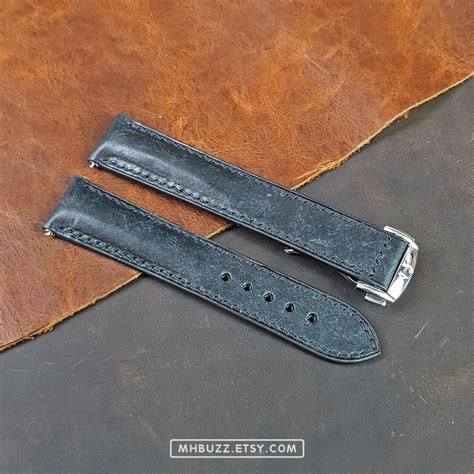 omega seamaster black leather strap|Omega Seamaster leather strap replacement.